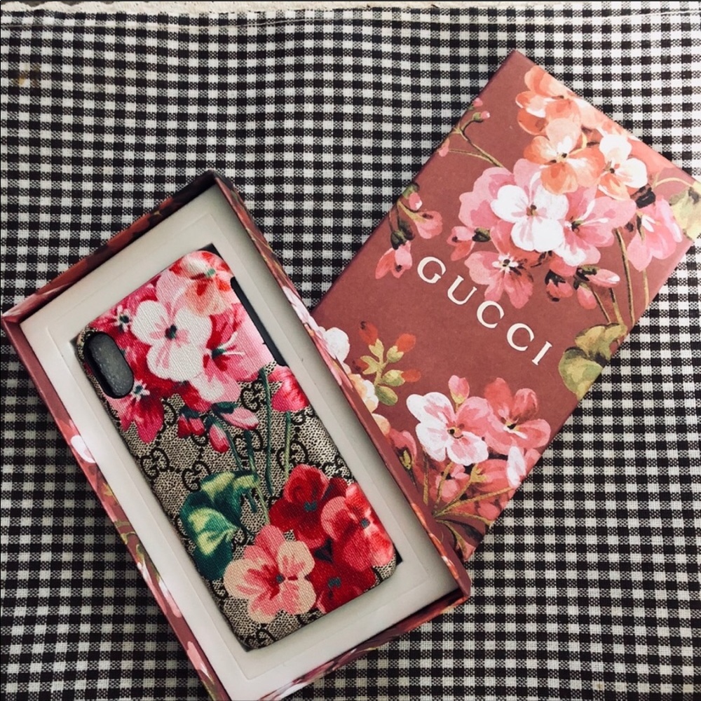 Brand new Gucci flower case for iPhone X or XS